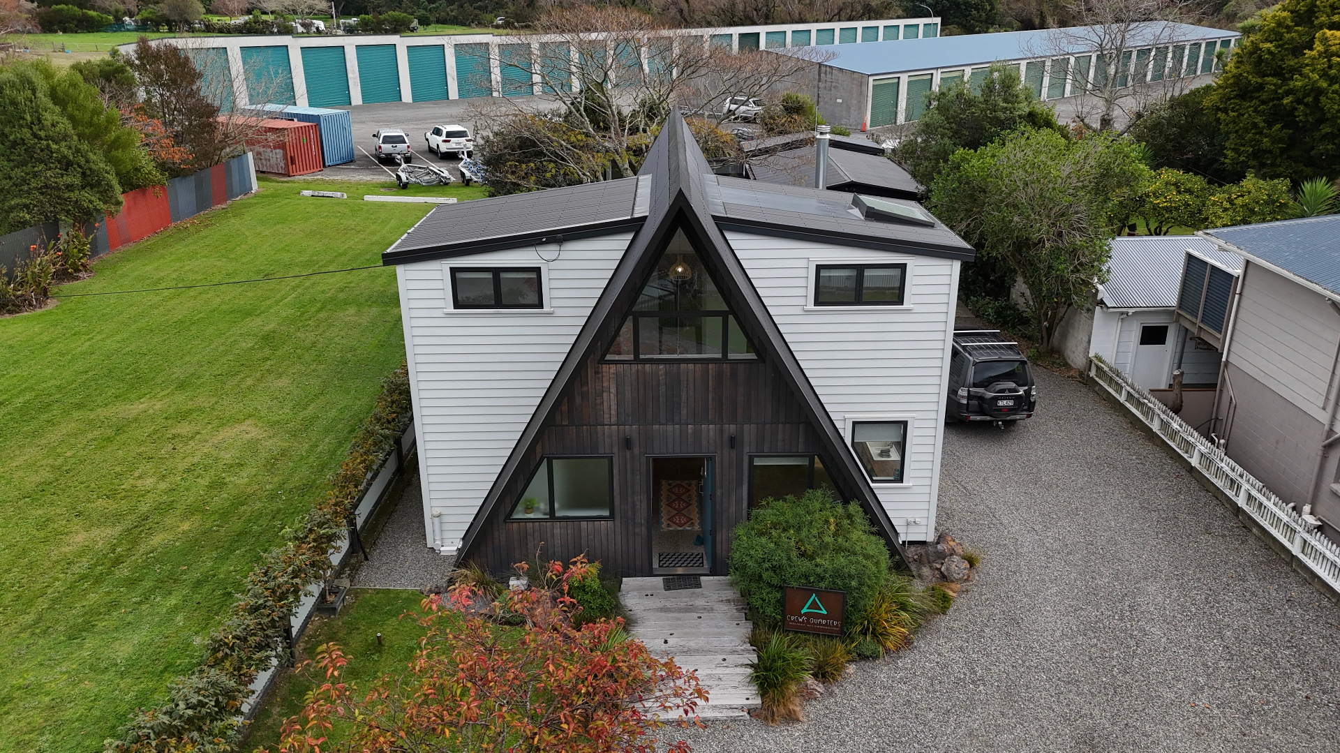 A Frame aerial view