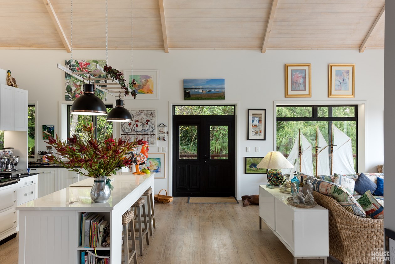 Picton Hillside New Build — Kitchen and entryway