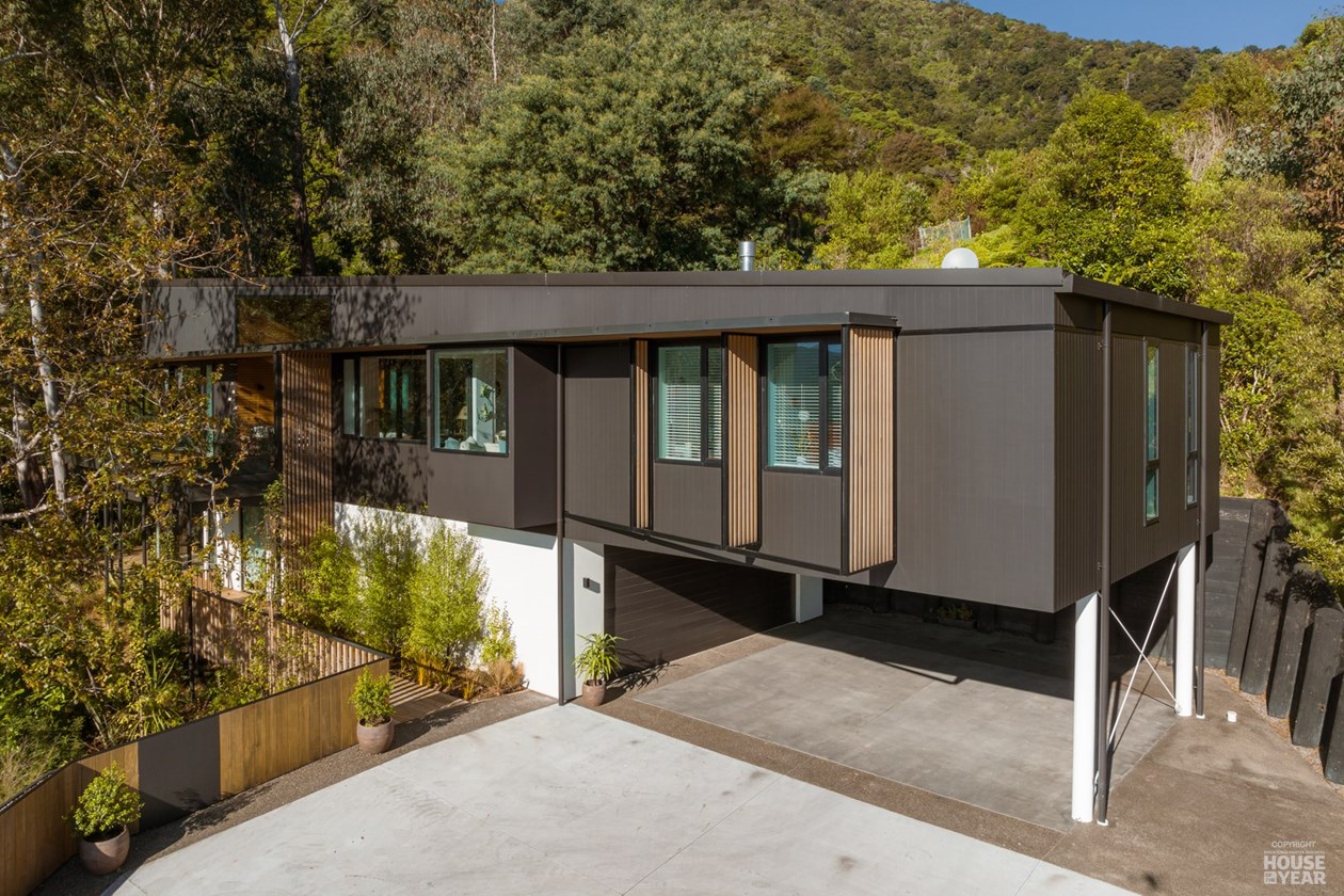 Woodland Escape — Front elevation