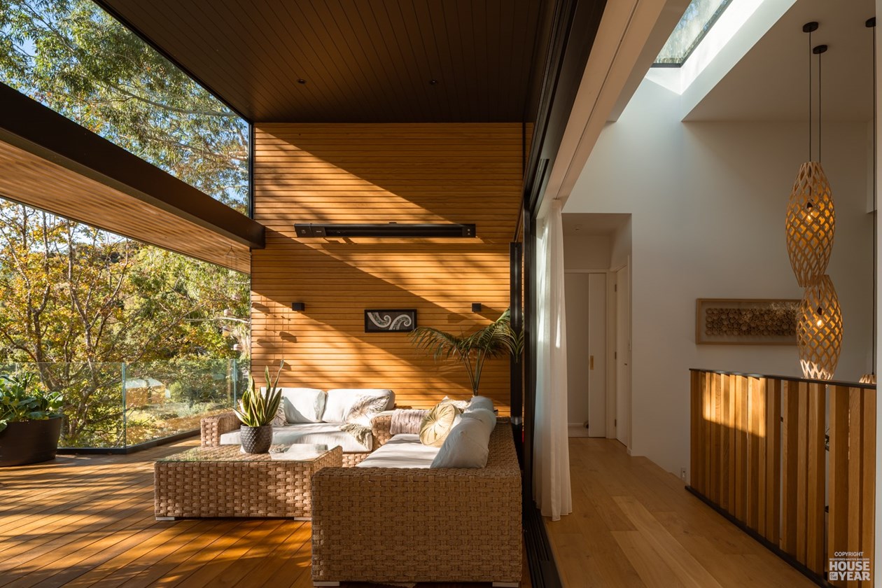 Woodland Escape — Upstairs living area