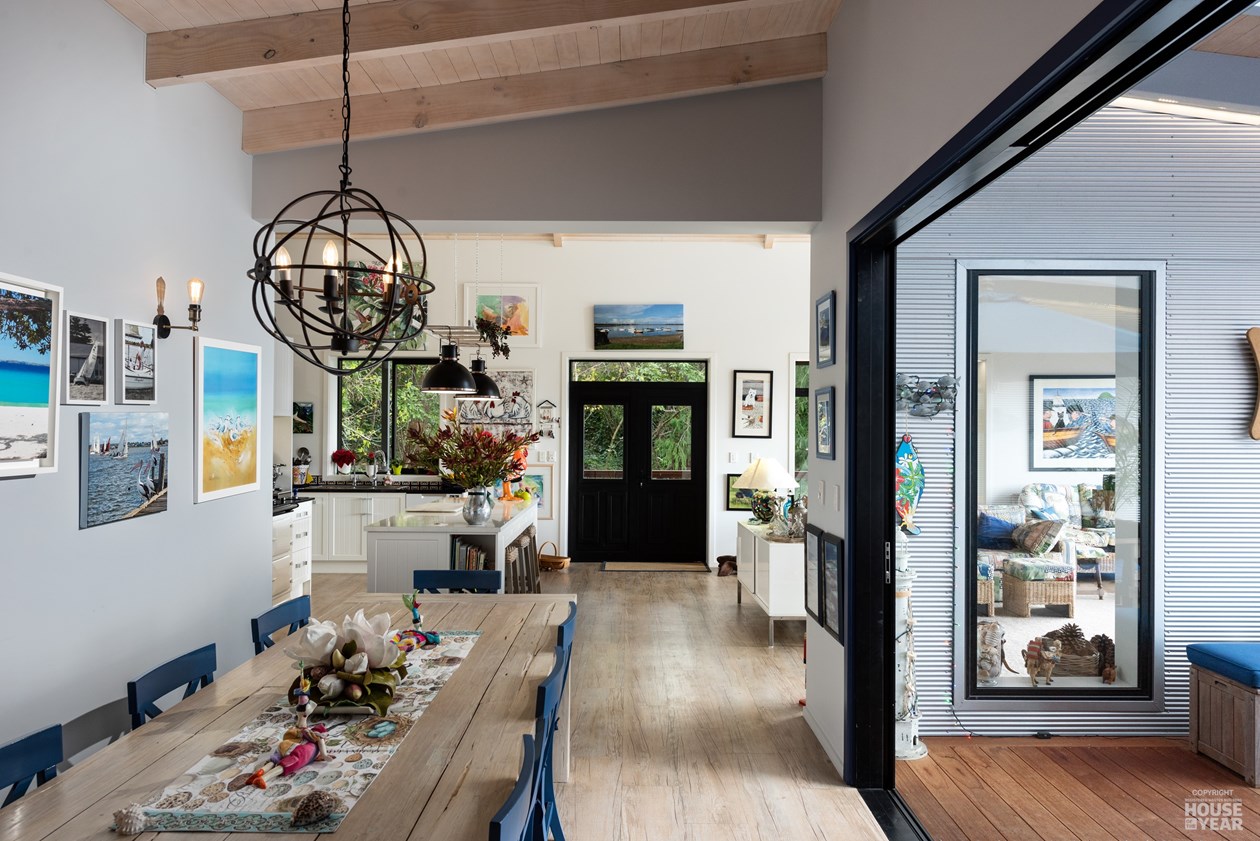 Picton Hillside New Build — Dining and living area